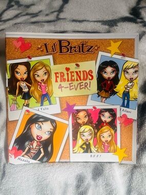 2004 Lil' Bratz: Friends 4-Ever!, Kid’s Paperback Book/Activity Book